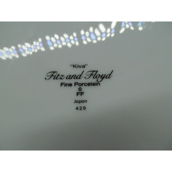 Fitz And Floyd Kiva Salad Plates Bundle of 5 - Picture 3 of 5